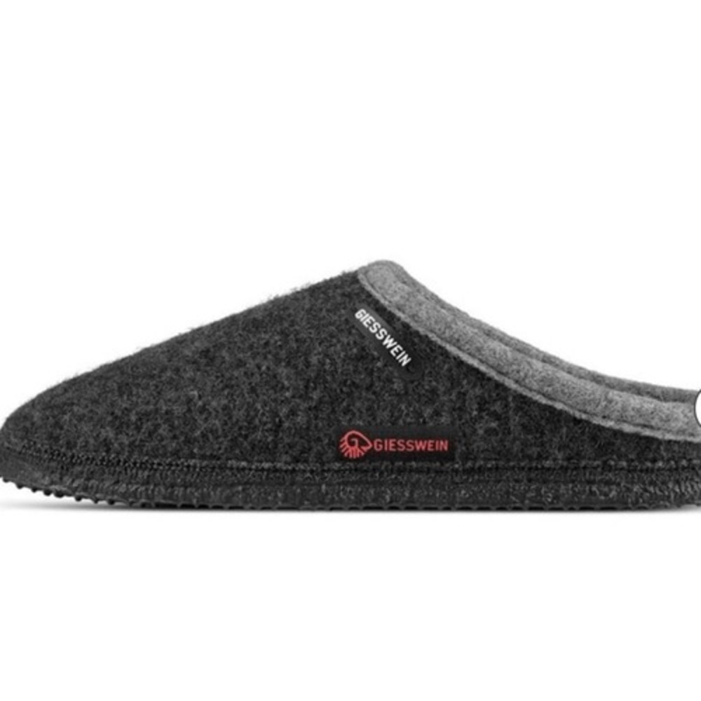 GIESSWEIN Unisex Dannheim‎ Hausschuhe, Anthrazit 019, black New With Tags in PKG